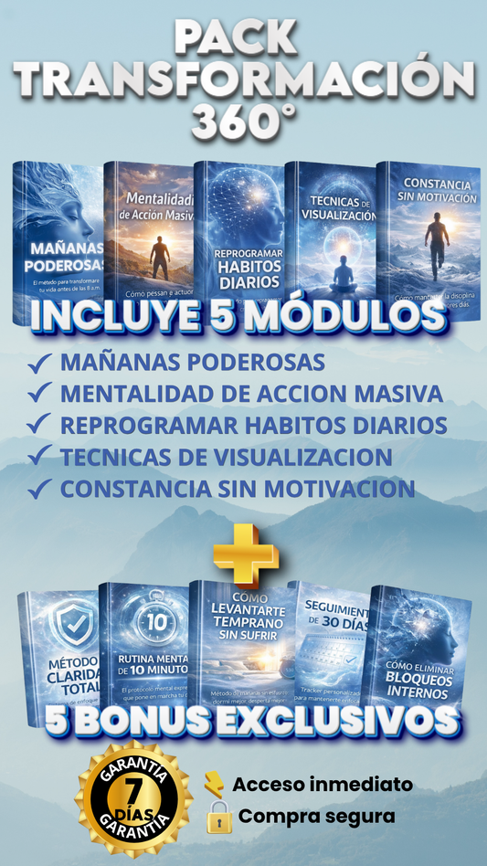 Pack Transformación 360°